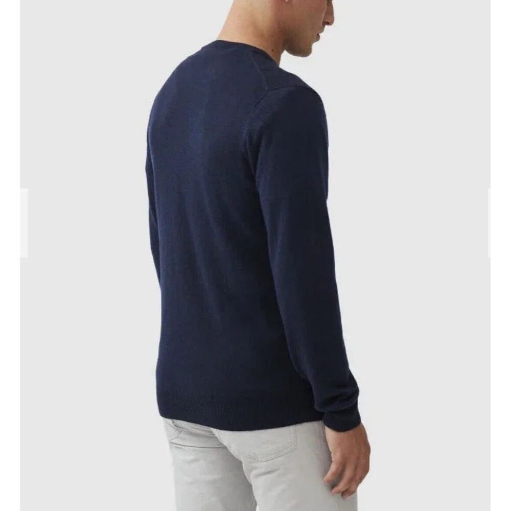 Rodd & Gunn Queenstown Sweater In Blue Granite Sz XXXL New